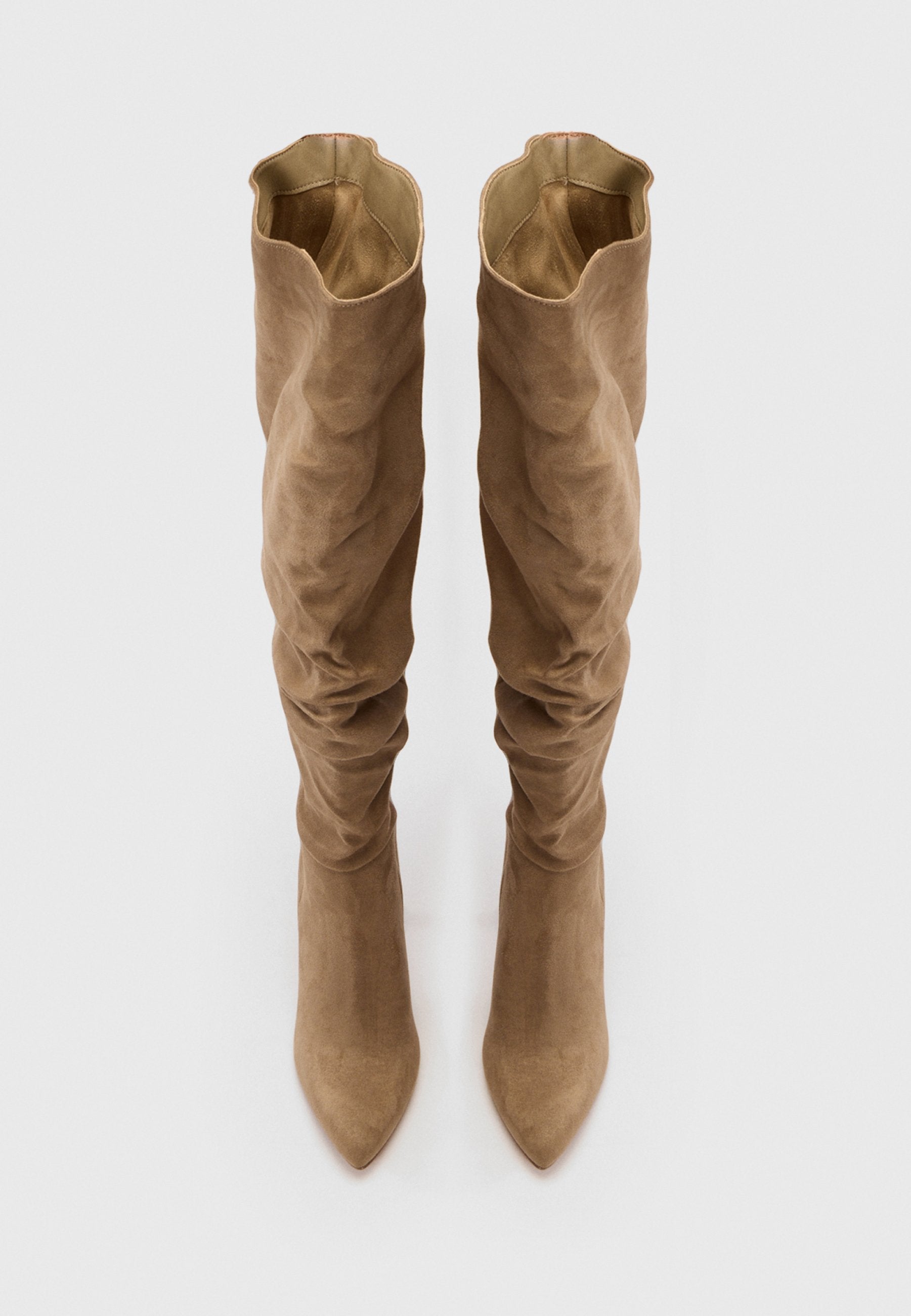 Anna Field High Heeled Boots - Taupe
