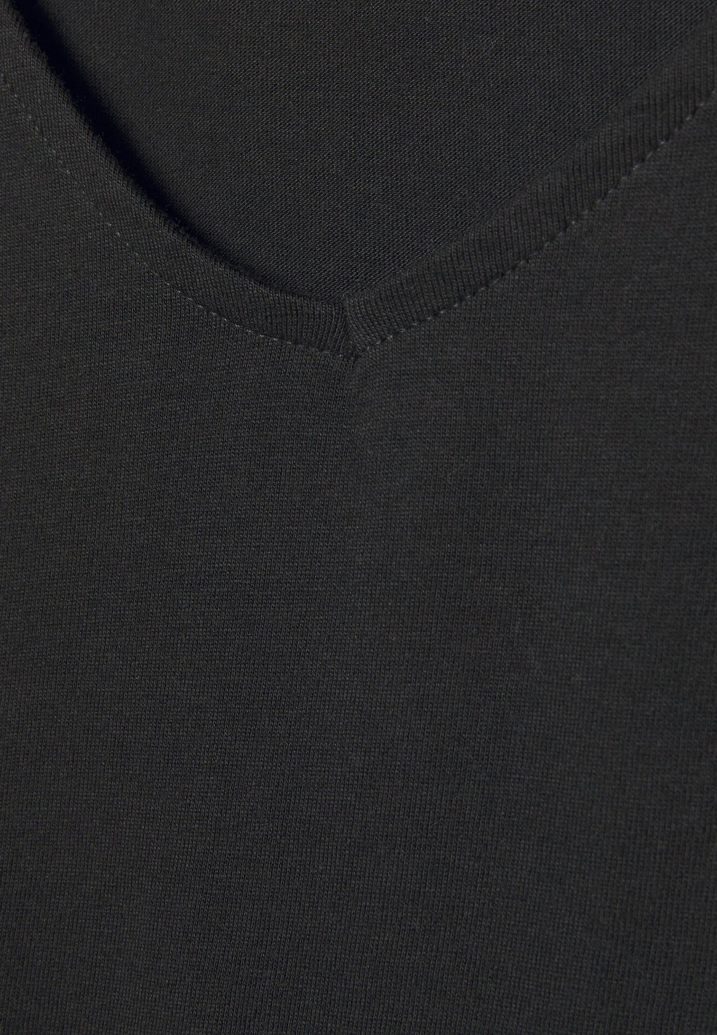 Anna Field Basic V Neck Drop Shoulder 2 Pack- Basic T-Shirt - Black