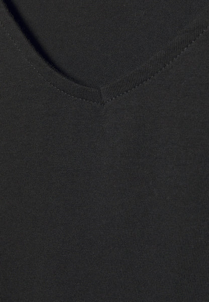 Anna Field Basic V Neck Drop Shoulder 2 Pack- Basic T-Shirt - Black