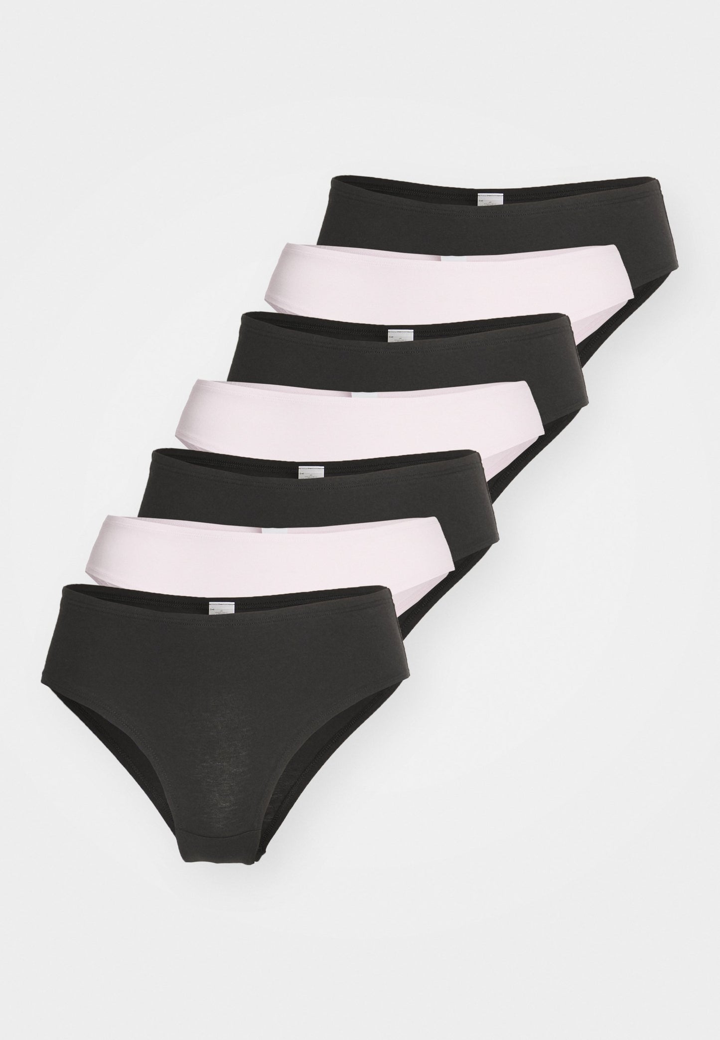 Anna Field 7 PACK - Briefs - Black/light Pink