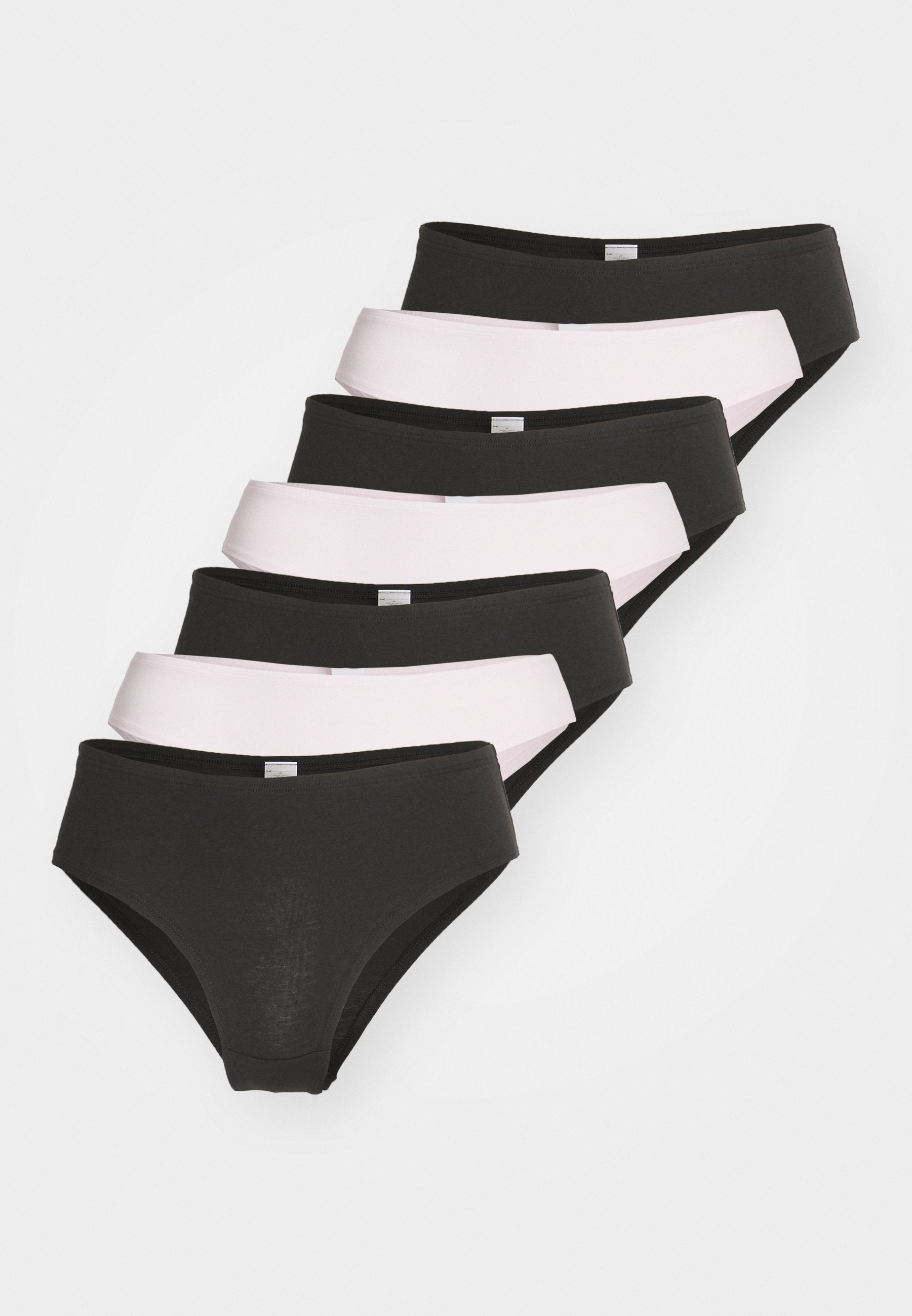 Anna Field 7 PACK - Briefs - Black/light Pink