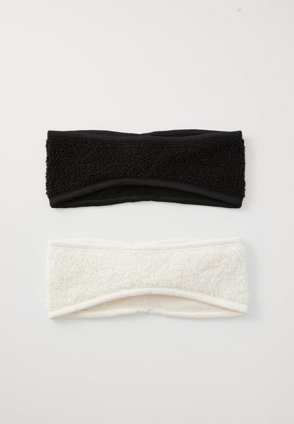Anna Field 2 PACK - Ear Warmers - Black/off-white