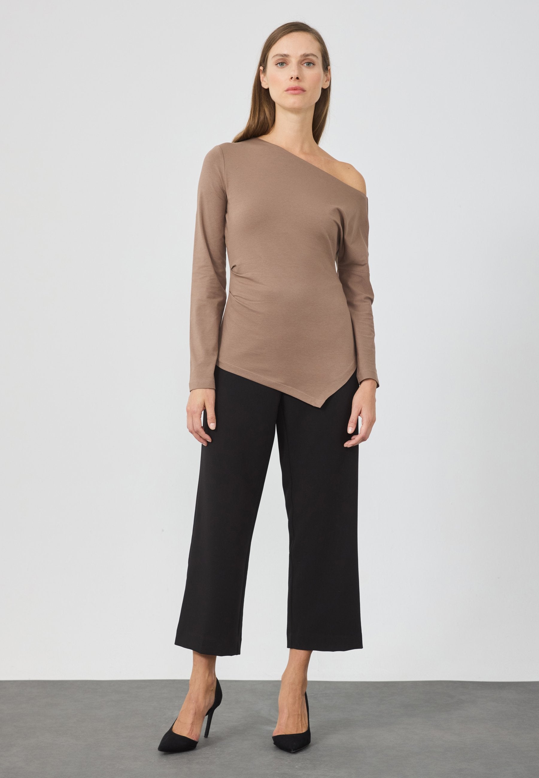 Anna Field Long Sleeved Top - Brown Lentil