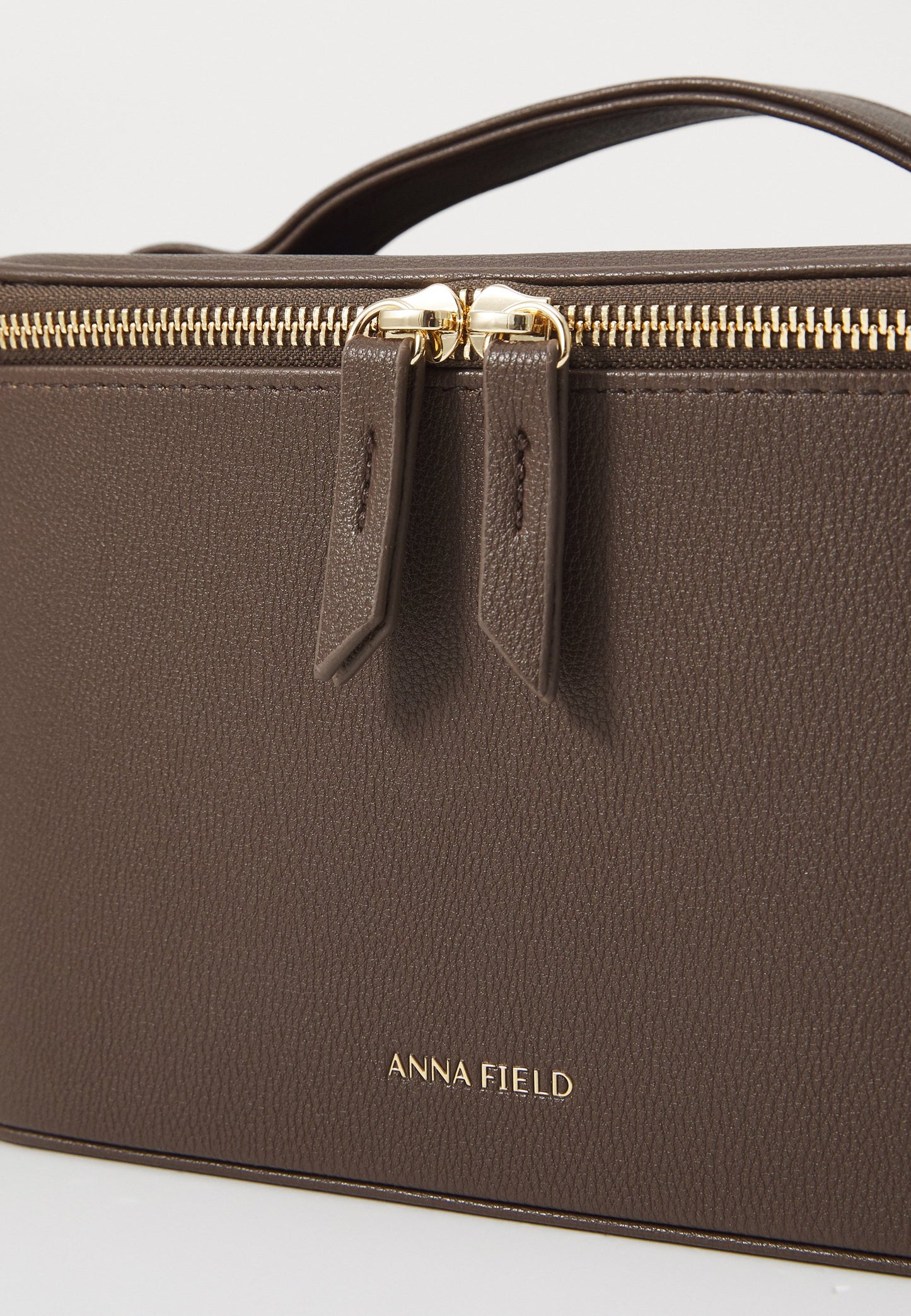 Anna Field Wash Bag - Dark Brown