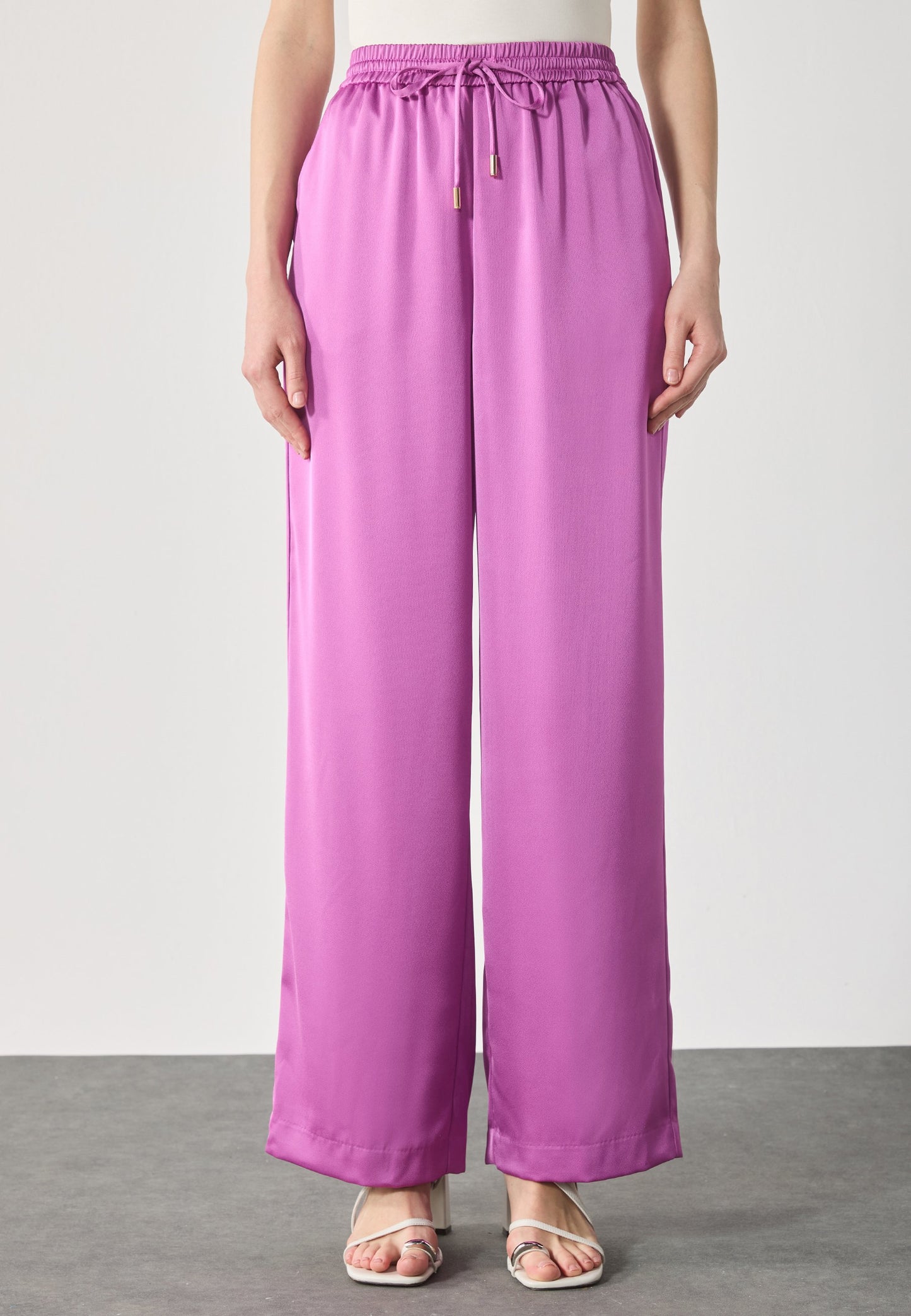 Anna Field Trousers - Cattleya Orchid