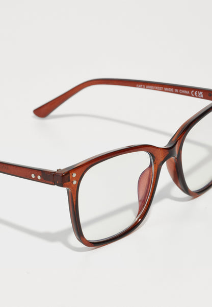 Anna Field Blue Light Glasses - Transparent Brown