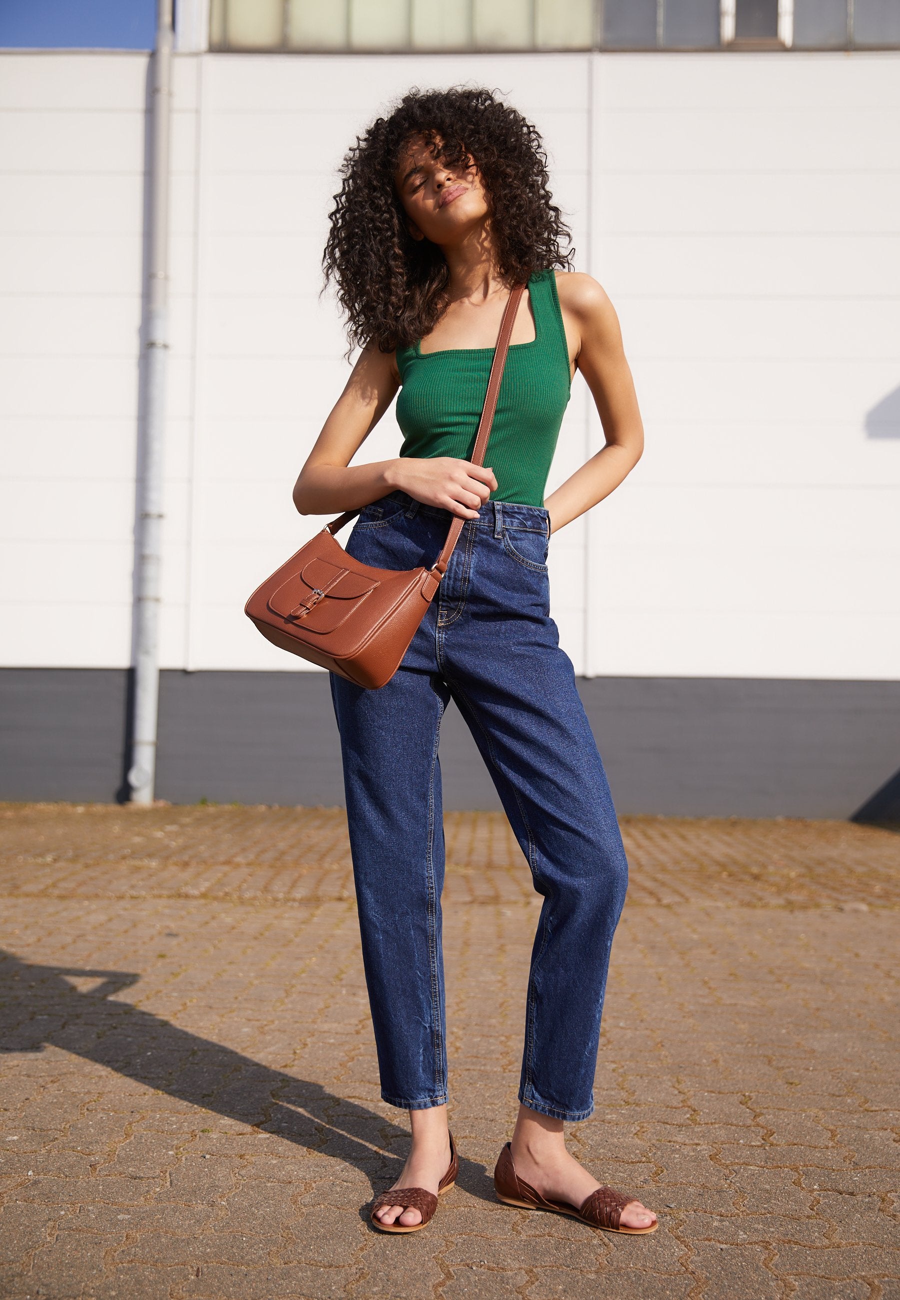 Anna Field Leather - Sandals - Cognac