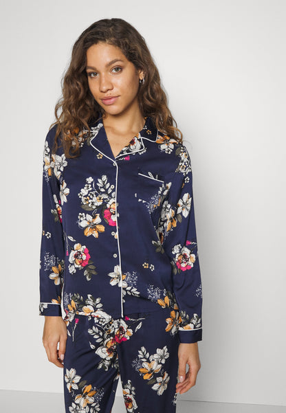 Anna Field Set - Pyjamas - Dark Blue