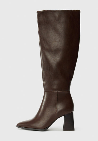 Anna Field High Heeled Boots - Camel