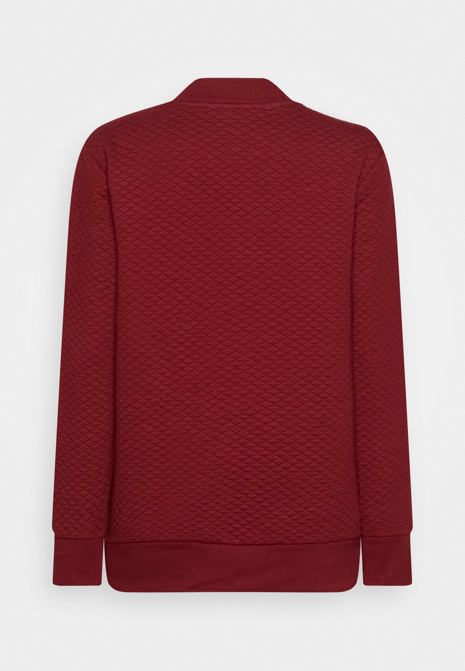 Anna Field Zip-Up Sweatshirt - Bordeaux