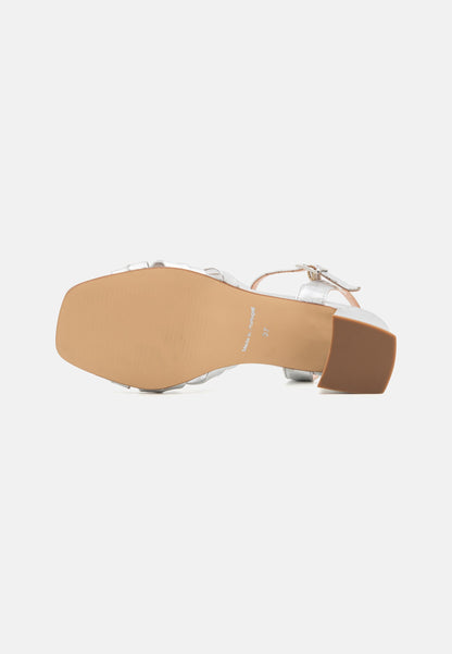Anna Field Leather- Sandals - Silver