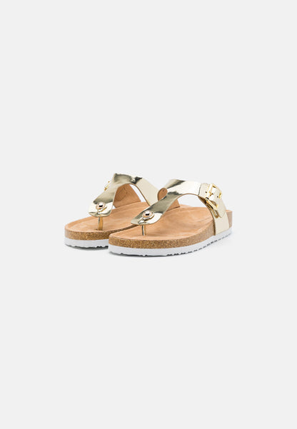 Anna Field T-bar Sandals - Gold-coloured