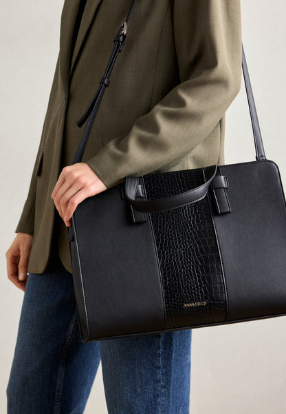 Anna Field Briefcase - Brown