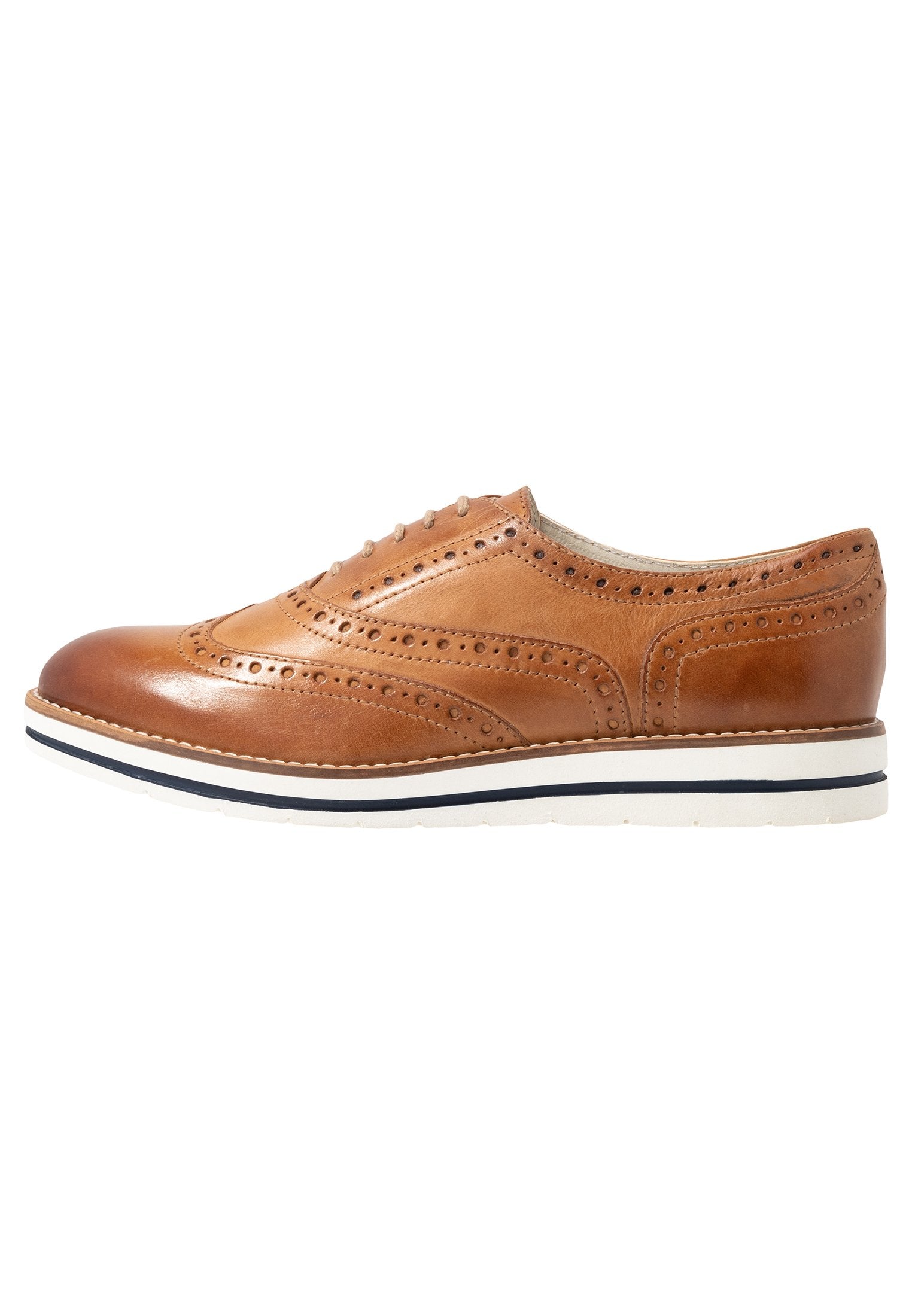 Anna Field Leather - Casual Lace-Ups - Cognac