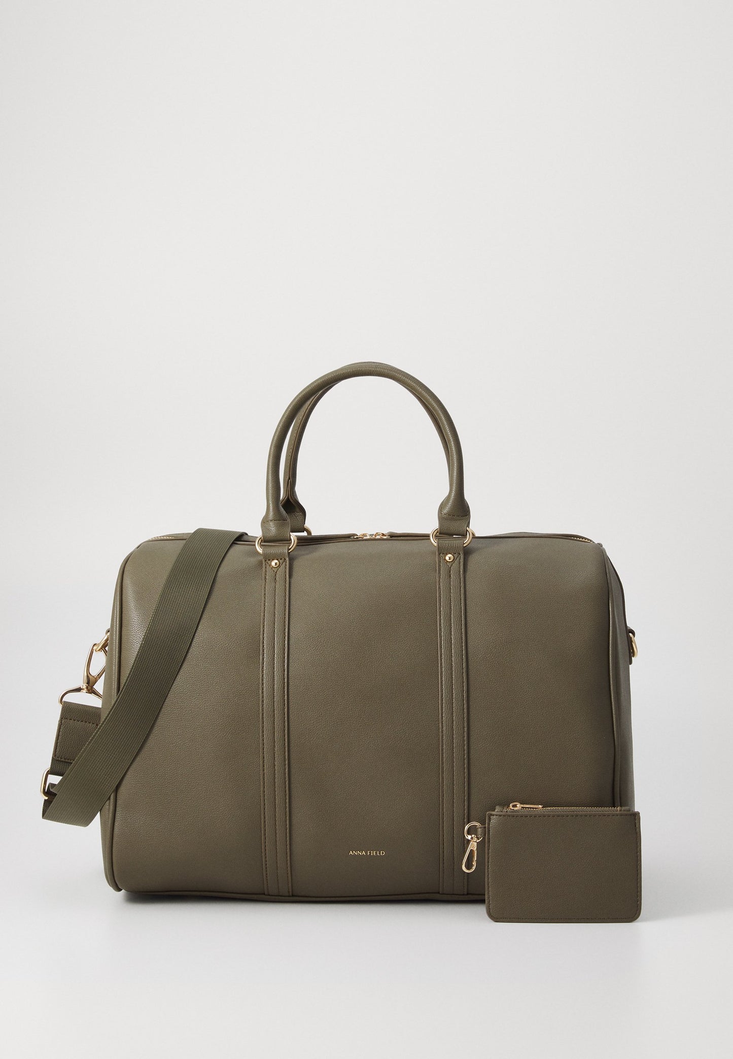 Anna Field Weekend Bag - Beige/black