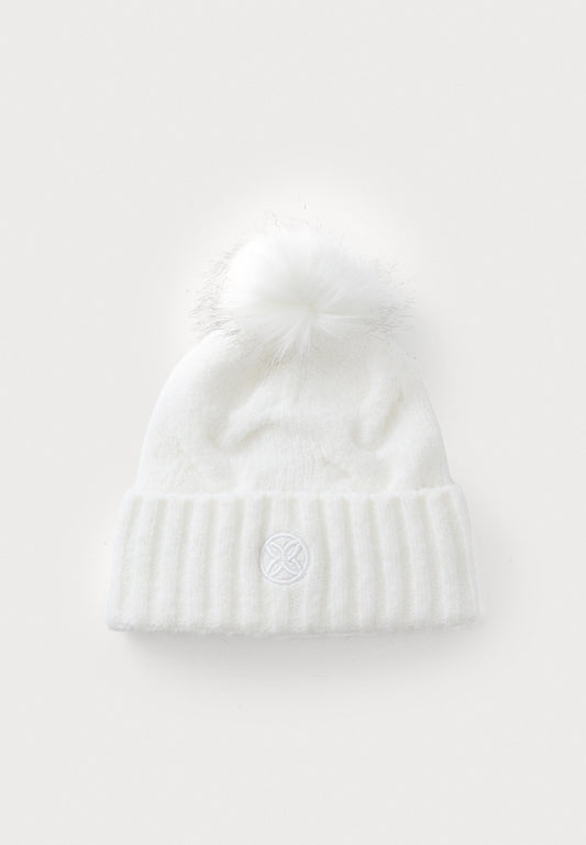 Anna Field Beanie - White