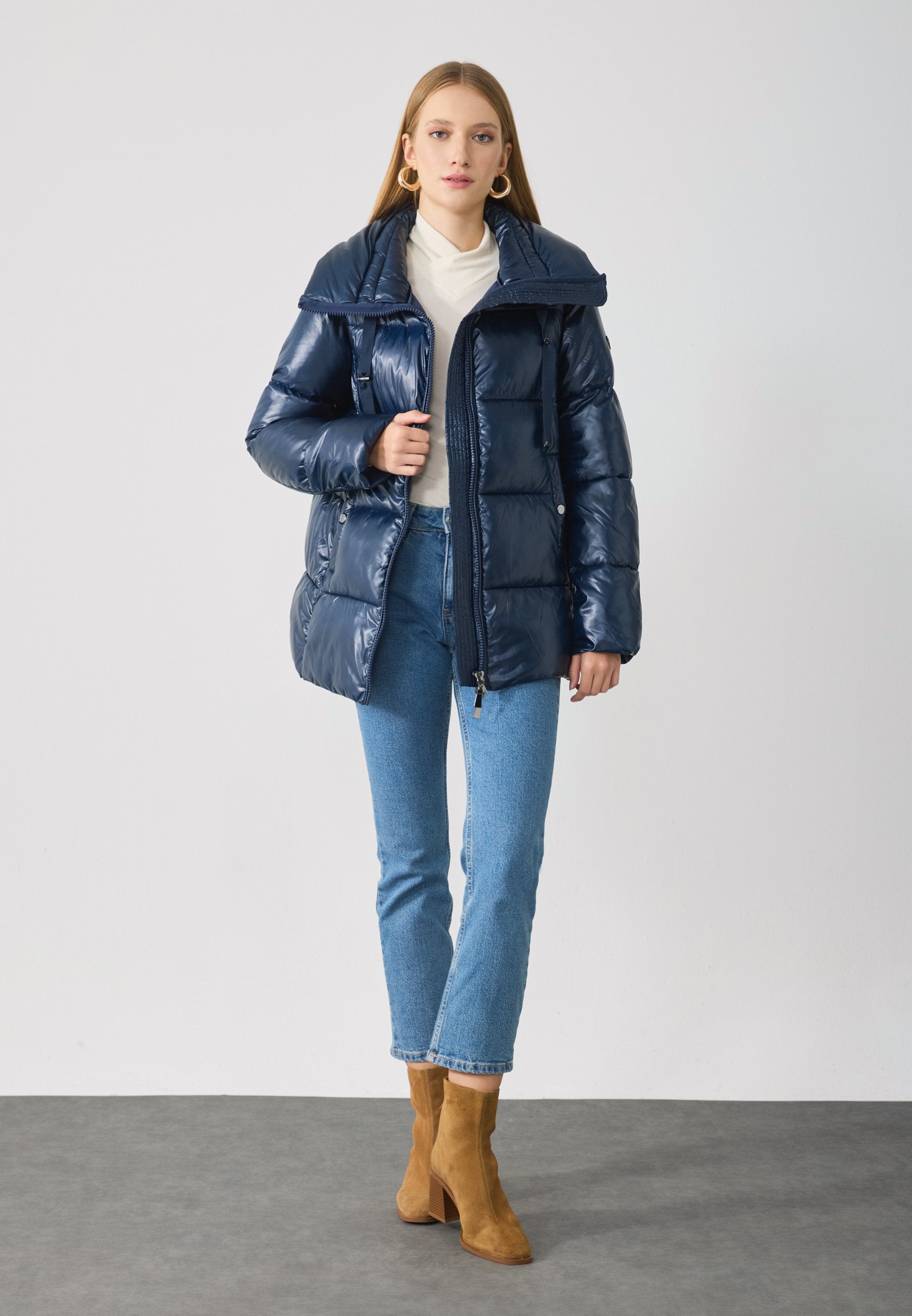 Anna Field Winter Jacket - Dark Blue