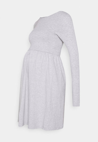  Nursing - Jersey Dress - Jersey Dress - Grey