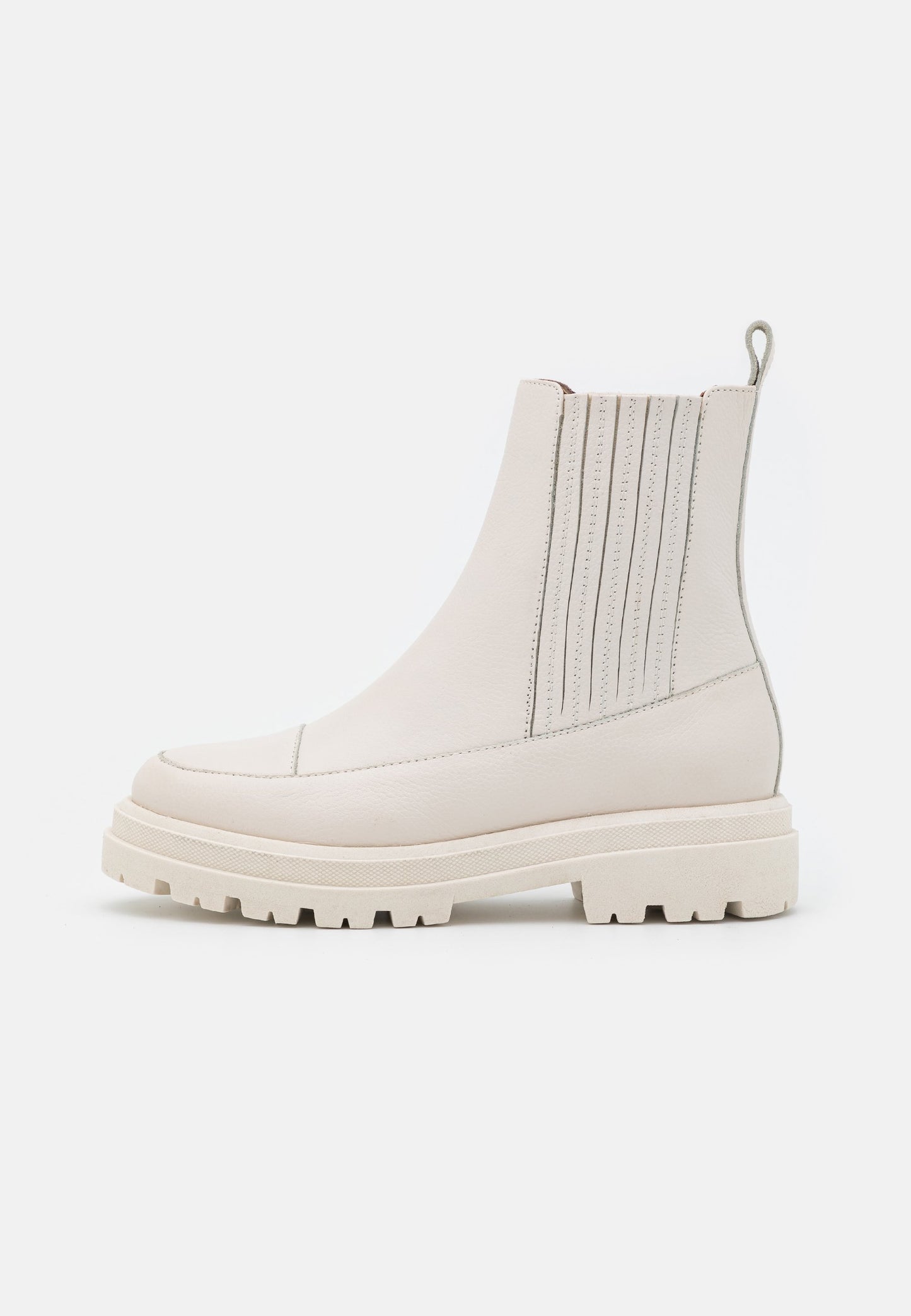 Anna Field Leather - Platform Ankle Boots - Off-White