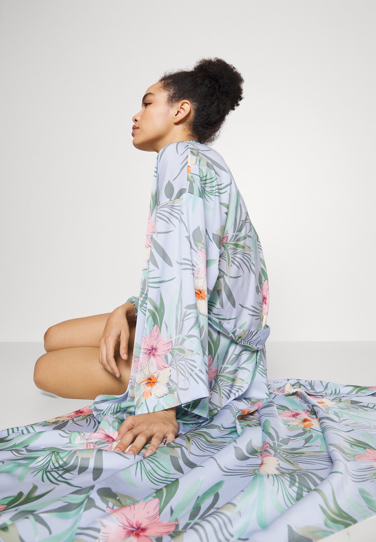Anna Field Floral Robe - Dressing Gown