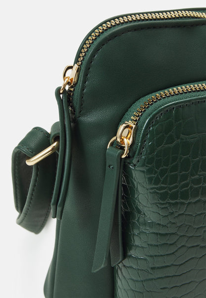 Anna Field Across Body Bag - Dark Green