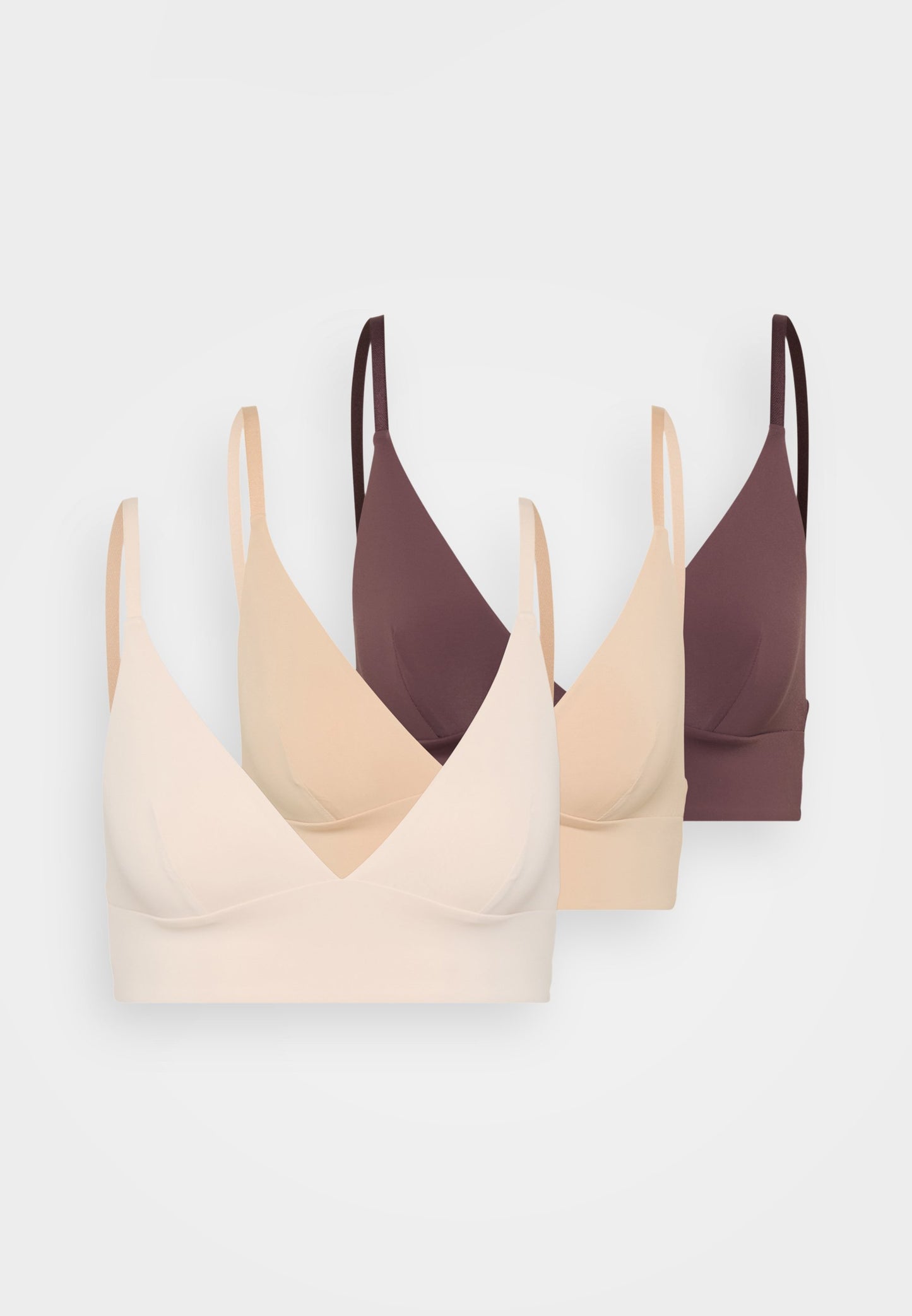 Anna Field 3 PACK - Bustier - Nude