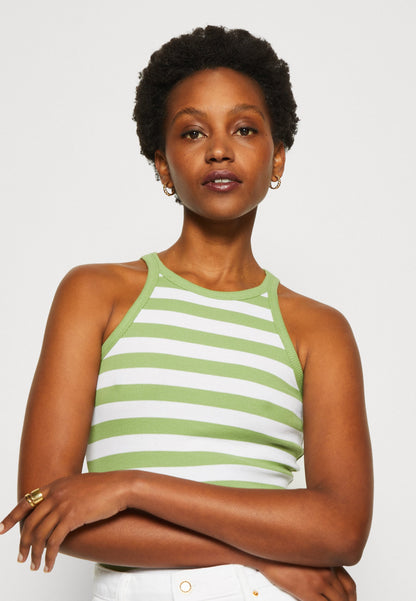 Anna Field 2 Pack - Top - Off-White/Green