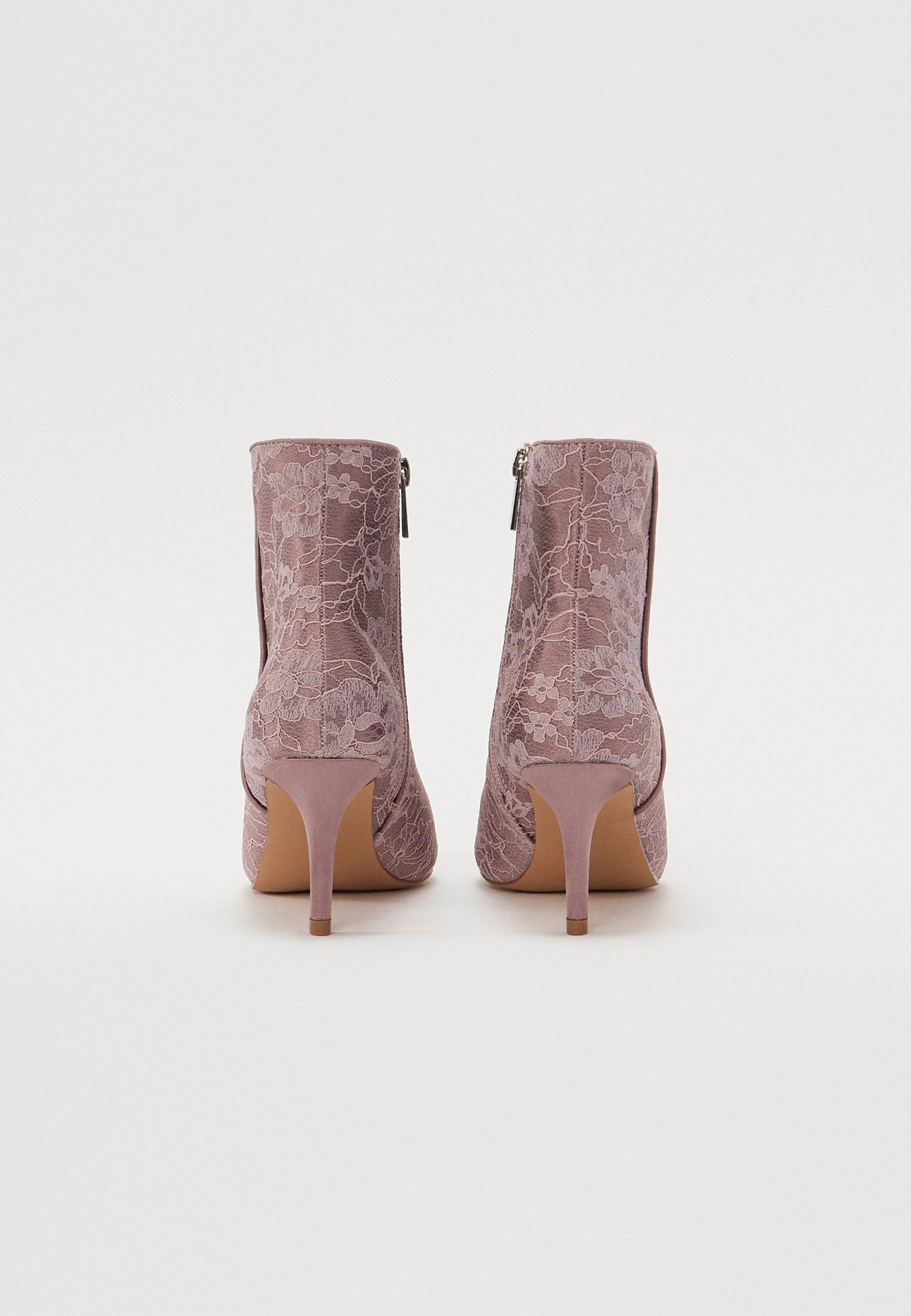Anna Field High Heeled Ankle Boots - Pink