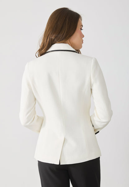Anna Field Blazer - Black/white