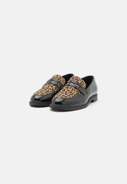 Anna Field Slip-ons - Black/brown/cognac