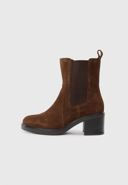 Anna Field LEATHER - Ankle Boots - Dark Blue