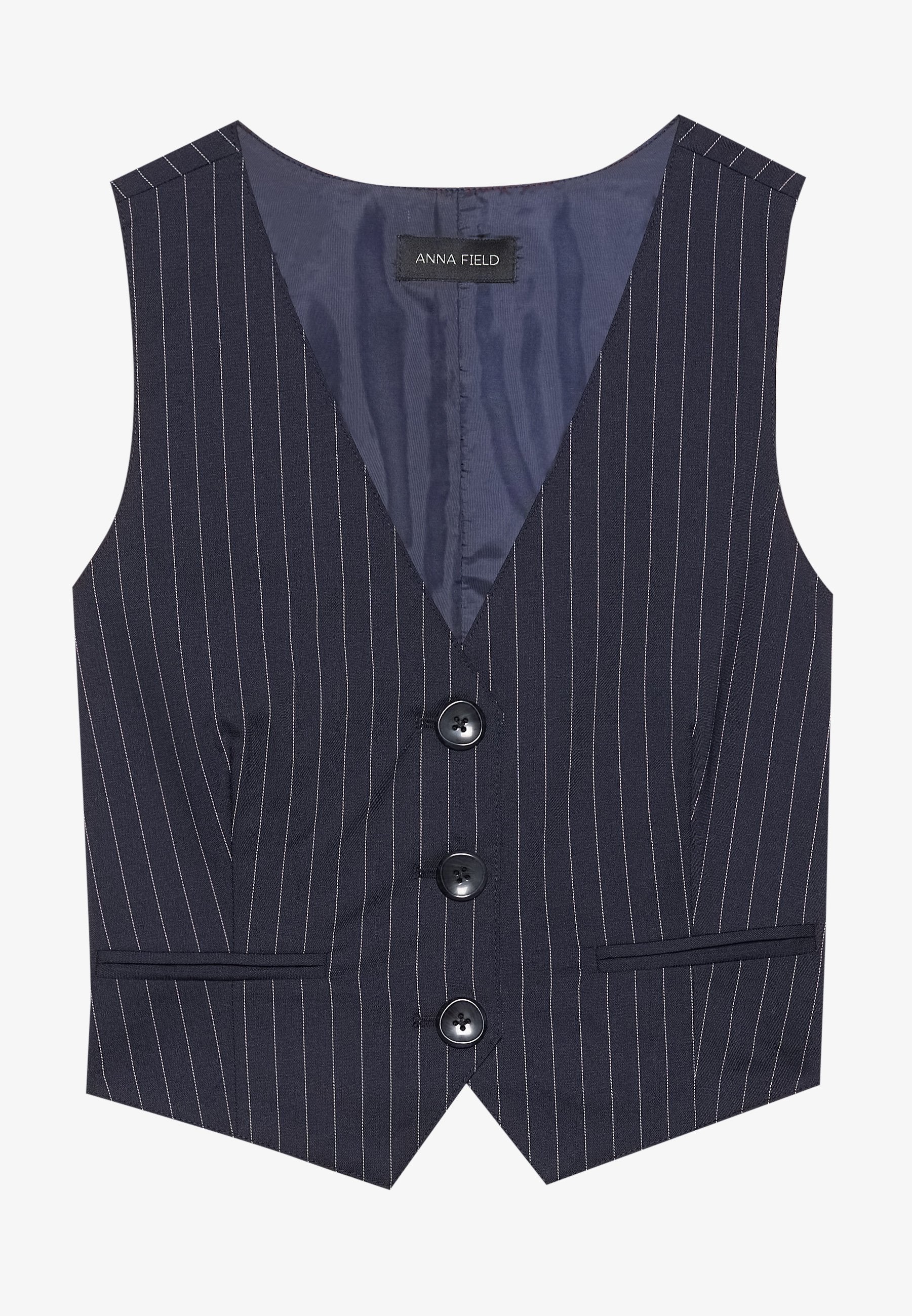 Anna Field Waistcoat - Dark Blue