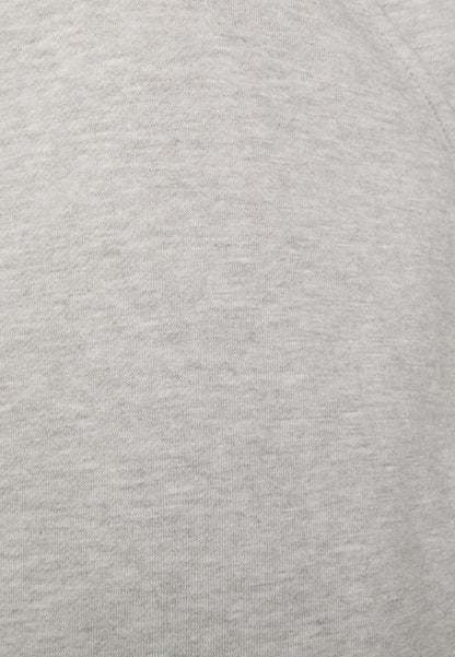 Anna Field Zip-Up Sweatshirt - Mottled Light Grey
