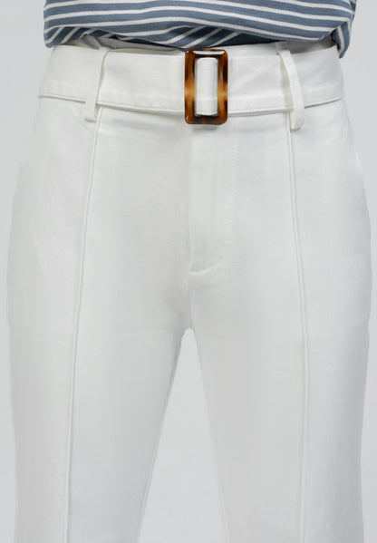 Straight Leg Jeans - Off White Wash