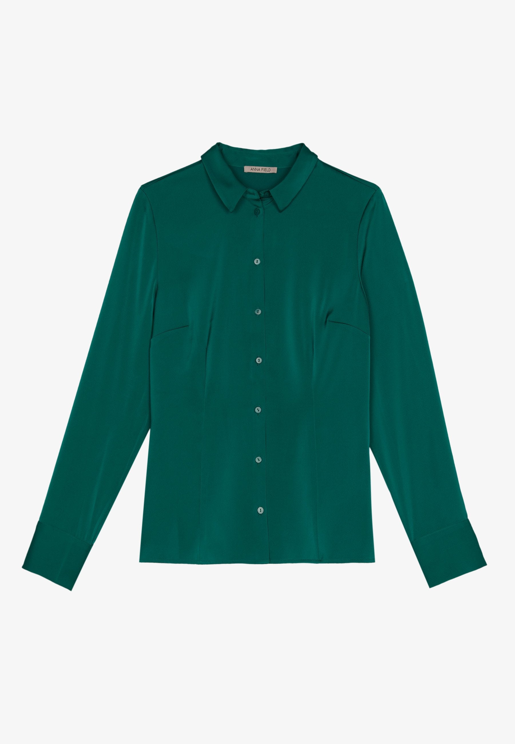 Anna Field Button-down Blouse - Night Sky