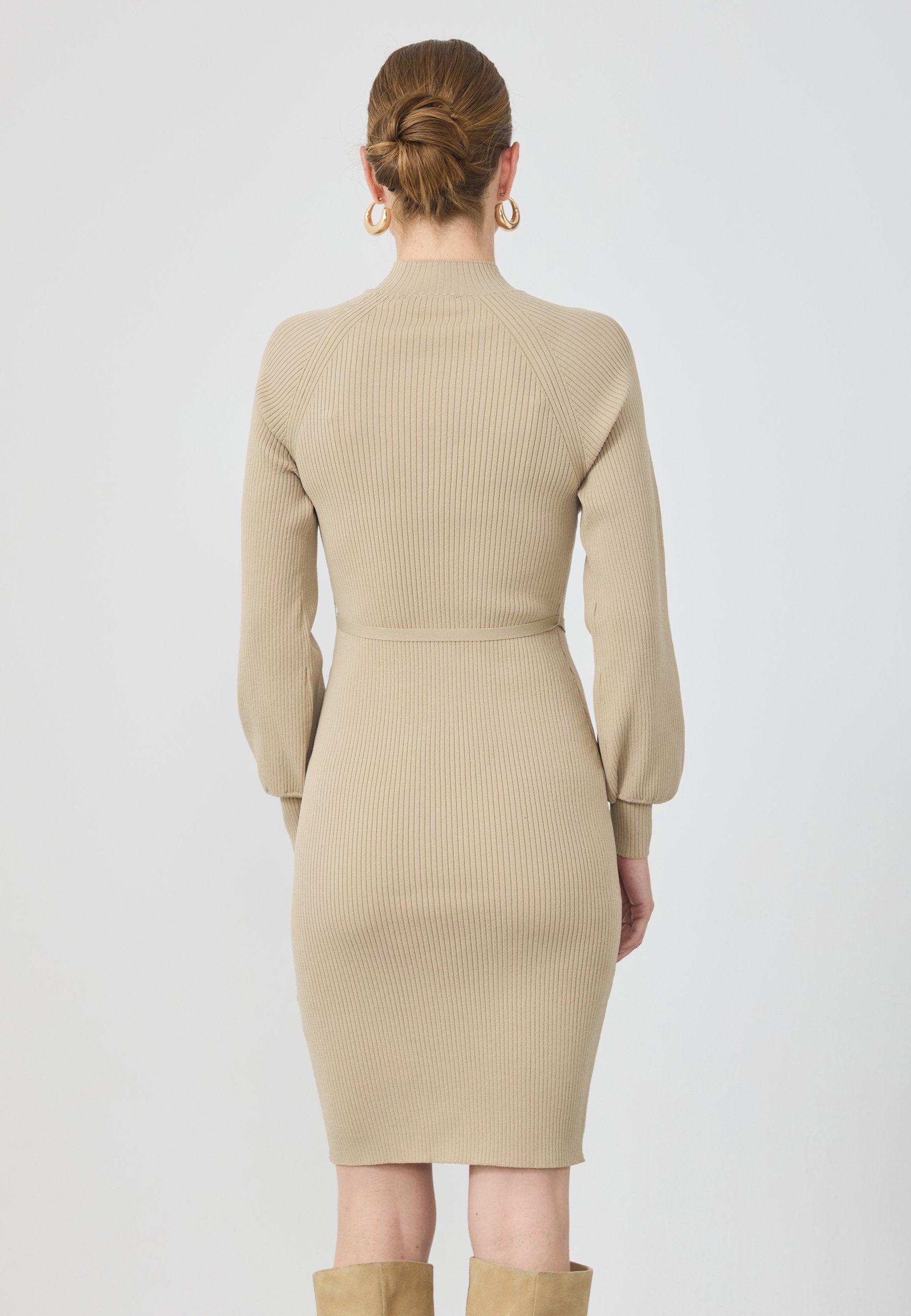 Anna Field Jumper Dress - Beige