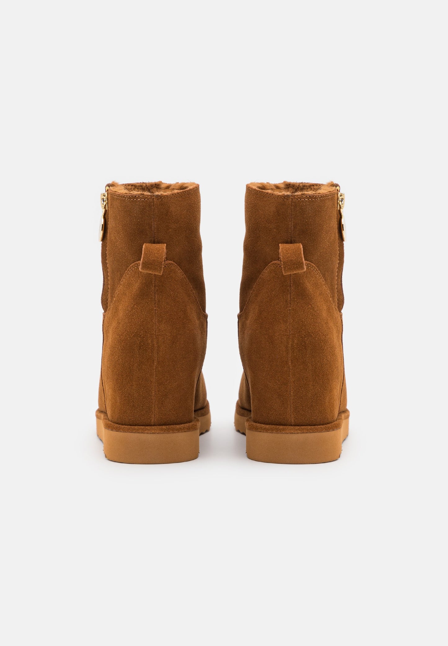 Anna Field Leather Winter Boot - Ankle Boots - Cognac