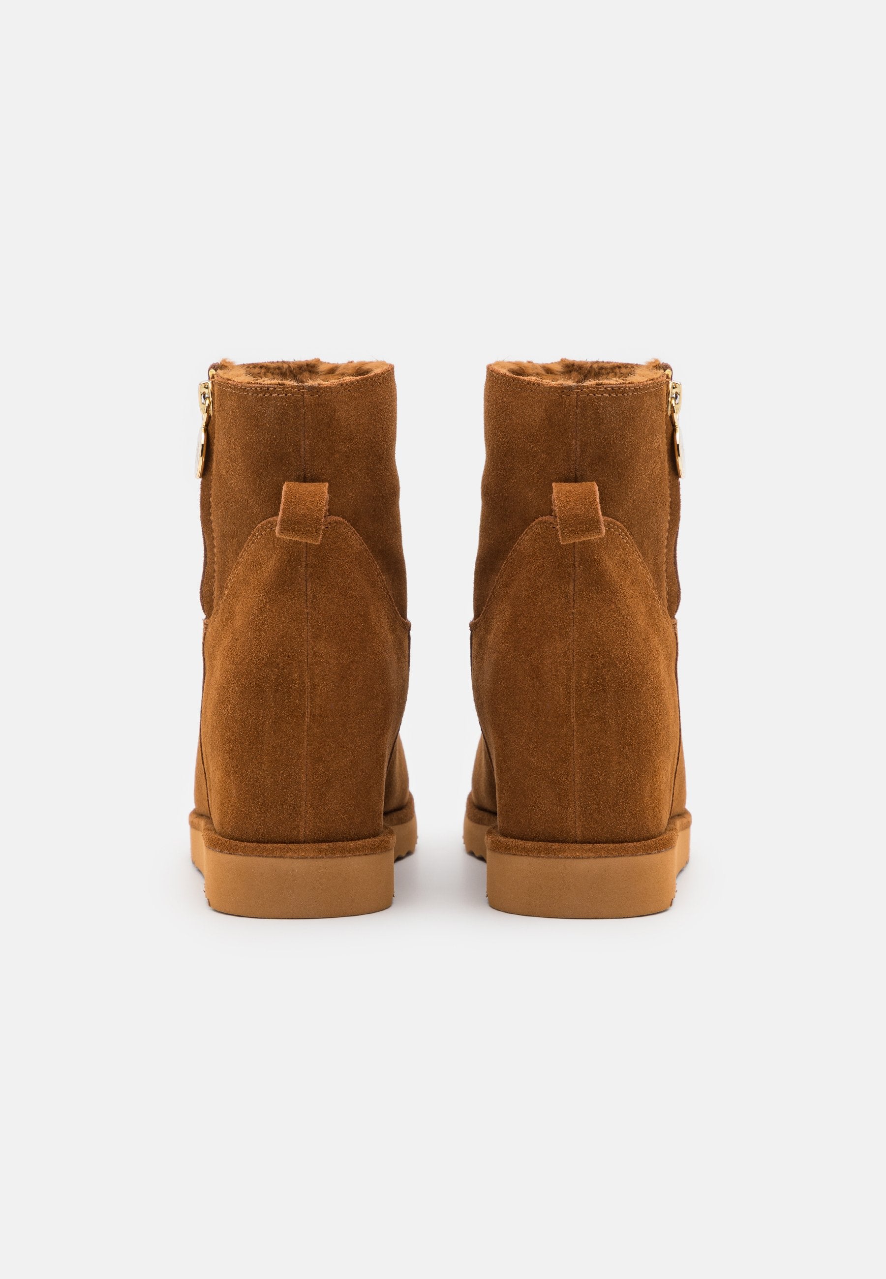 Anna Field Leather Winter Boot - Ankle Boots - Cognac