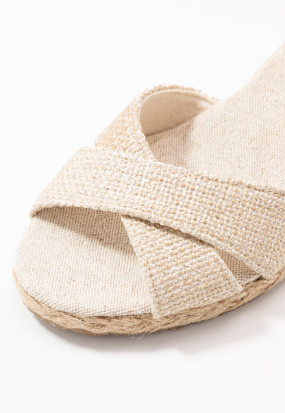 Anna Field Wedge Sandals - Beige