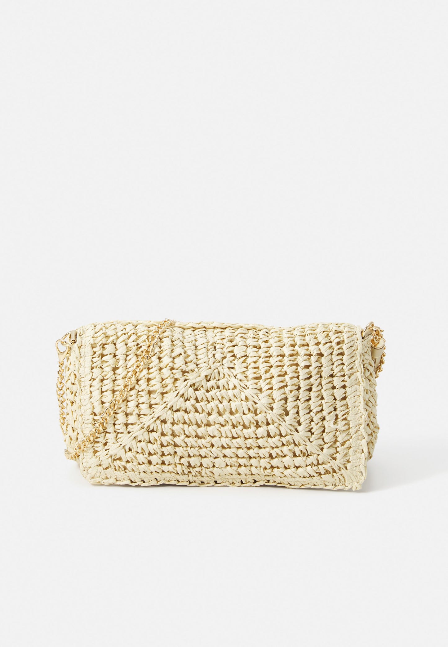 Anna Field Clutch - Straw