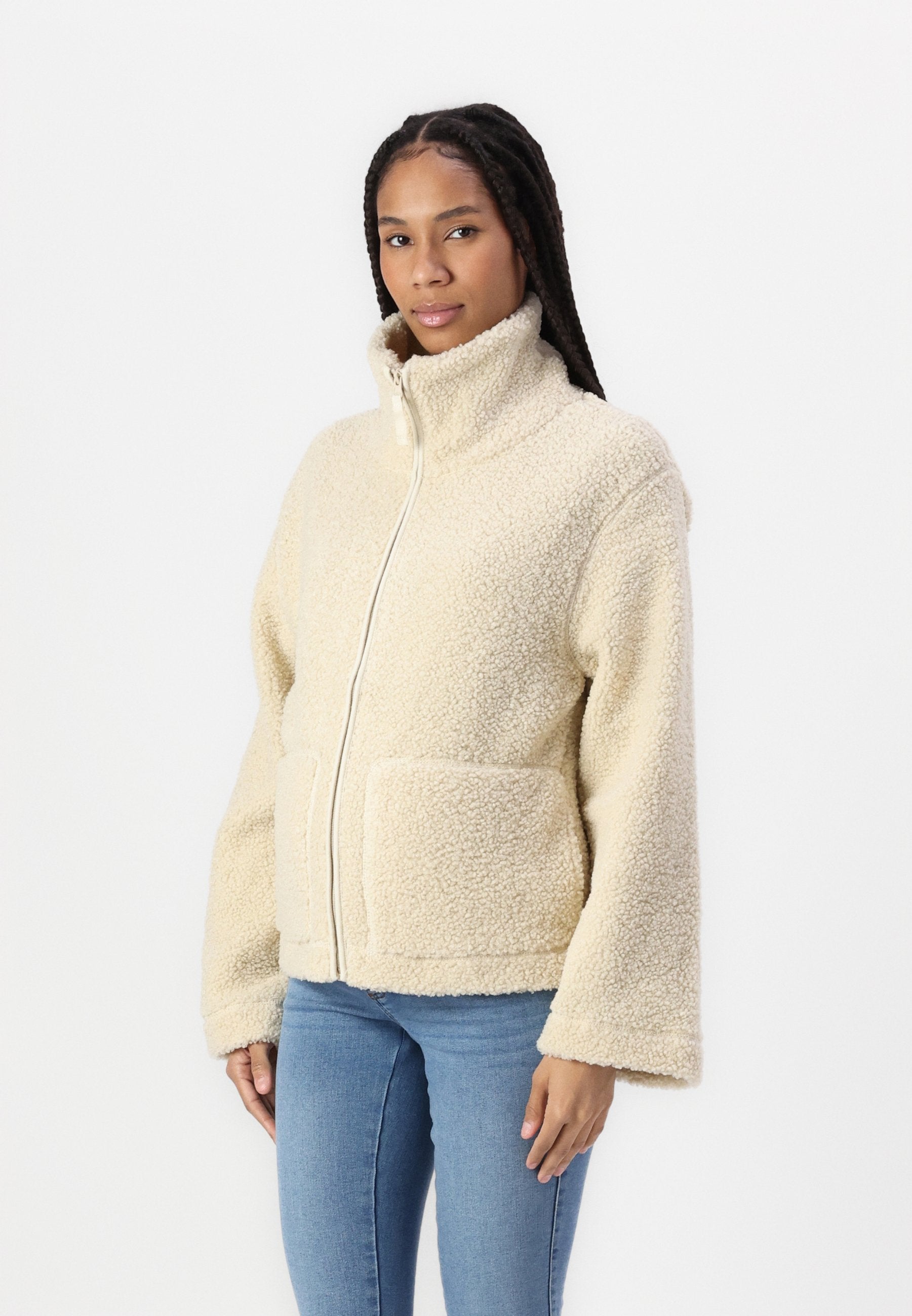  SHERPA JACKET - Fleece Jumper - Off White