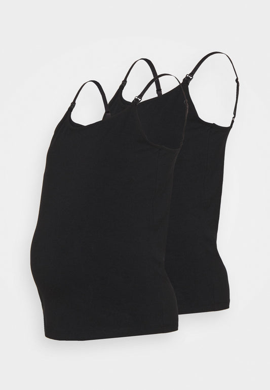  Nursing 2 Pack- Top - Black