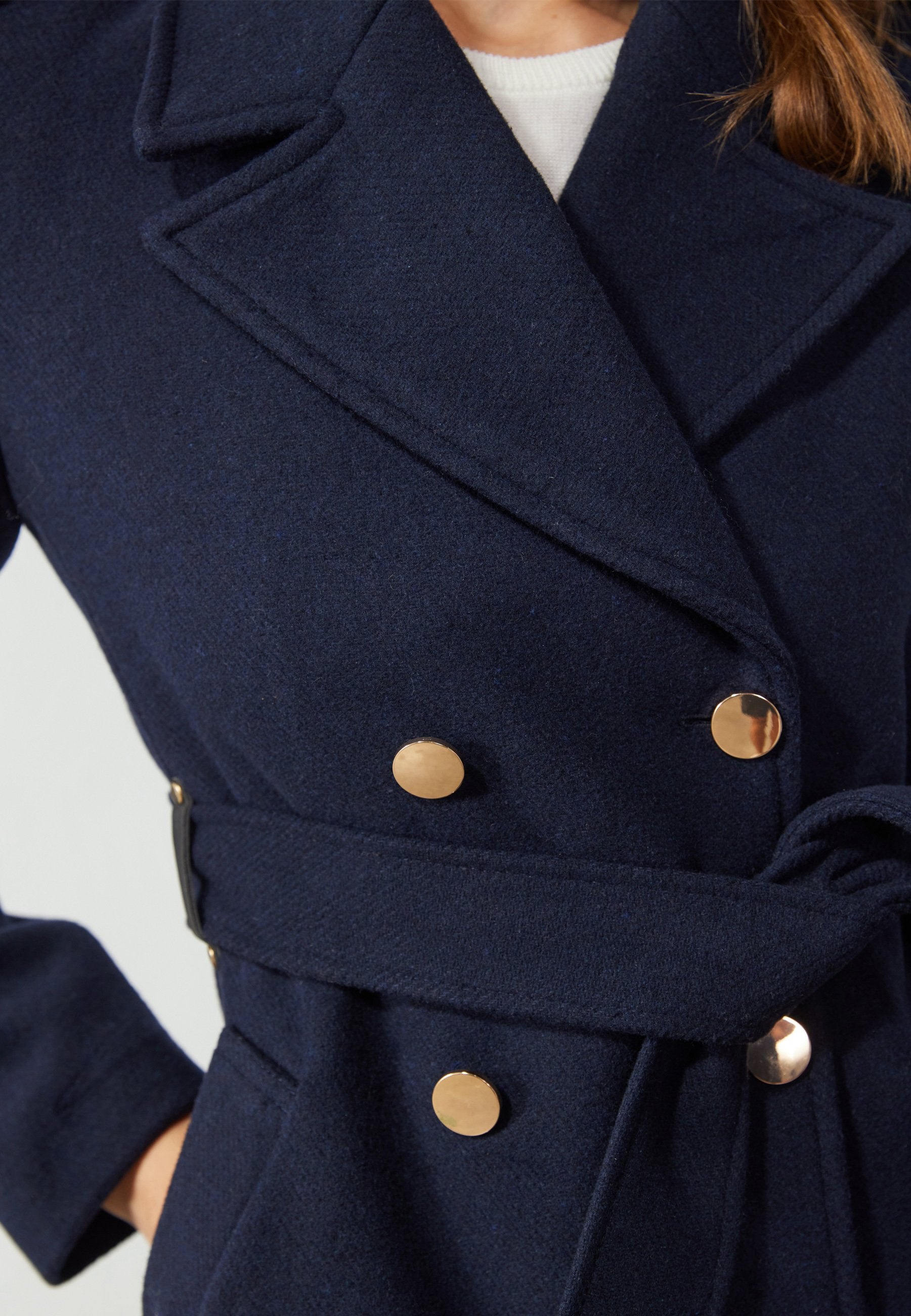 Anna Field Trenchcoat - Dark Blue