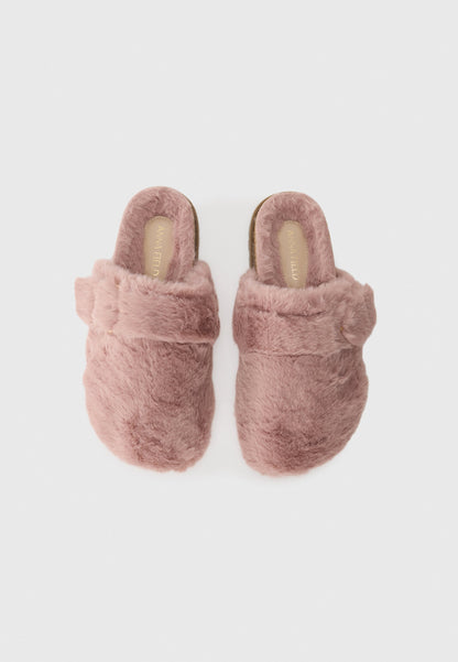 Anna Field Clogs - Dusty Rose