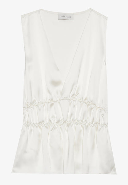Anna Field Top - Tawny Brown