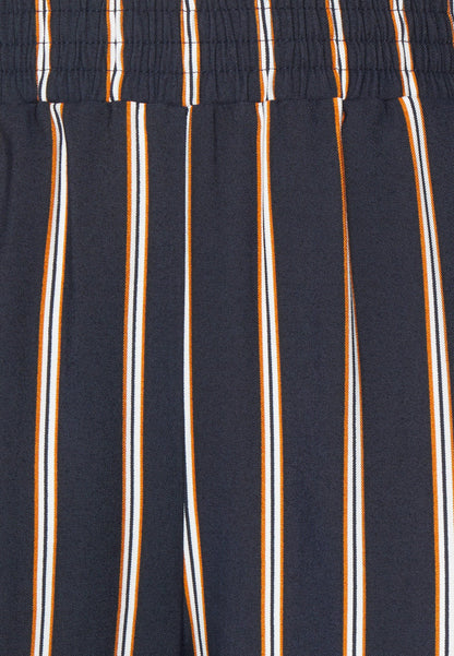 Anna Field Trousers - Dark Blue/Brown/White
