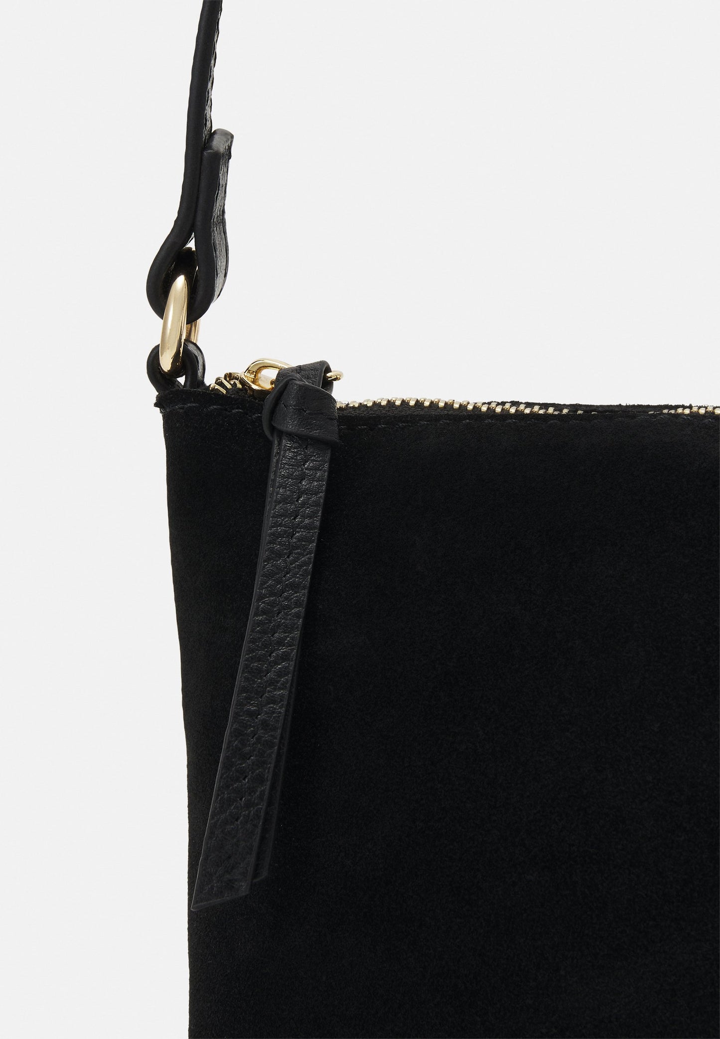 Anna Field LEATHER - Cross Body Bag - Black
