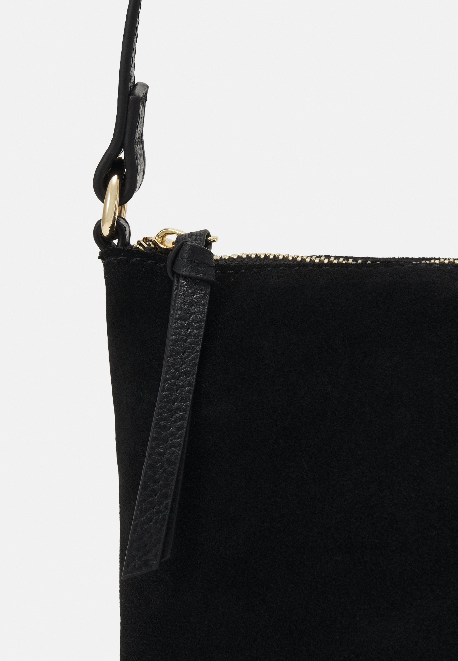 Anna Field LEATHER - Cross Body Bag - Black