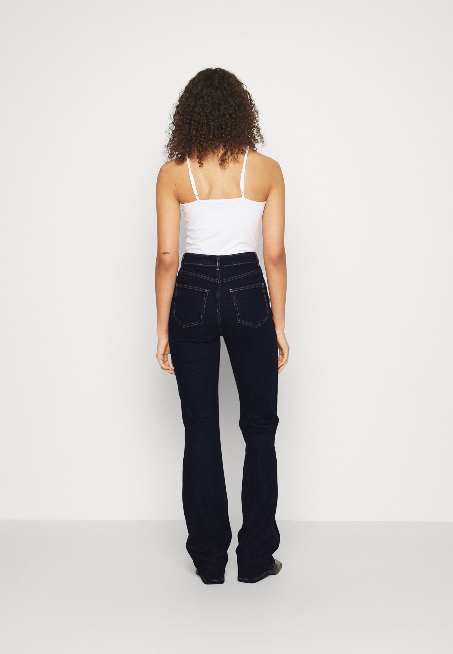  Flared Jeans - Dark Blue Denim