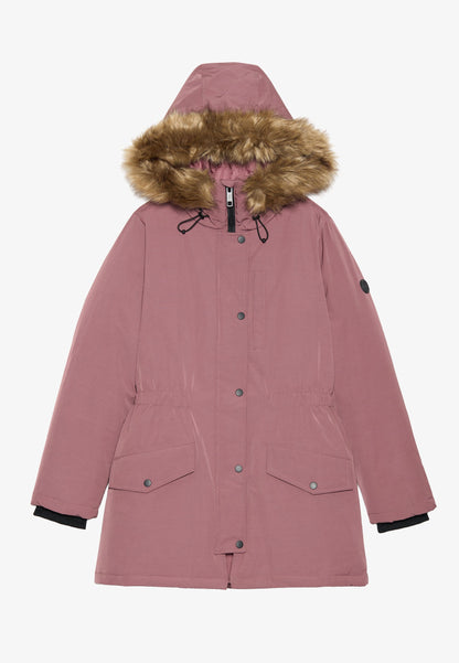 Anna Field Parka - Light Red